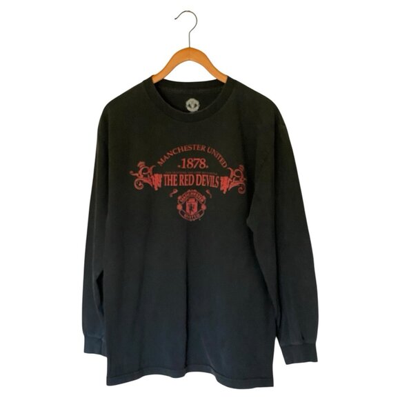 Manchester United Other - Manchester United Black L/S T-Shirt Men's L The Red Devils